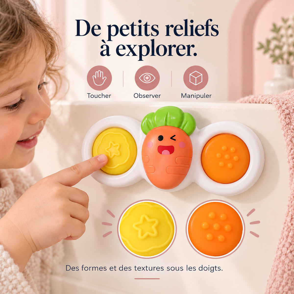 Jouets rotatifs à ventouse
